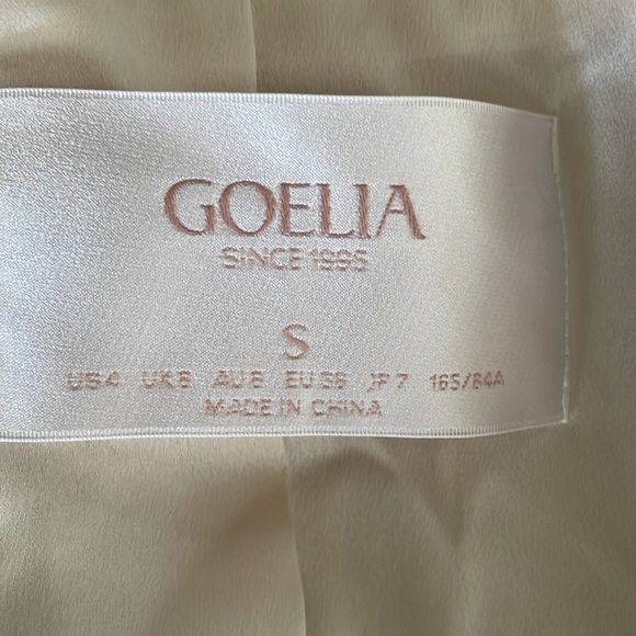 NWT Goella Worsted Wool One Button Blazer - Picture 12 of 13